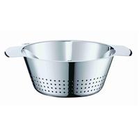 RÖSLE Passoire Conique Inox avec Bord Verseur - Acier Inoxydable 18/10 - Lavable au Lave-Vaisselle - Diamètre 24 cm