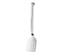 RÖSLE Pelle à Crêpes - Ustensile Cuisine de Qualité - Pour Retourner les Aliments - Avec Manche à Crochet, Surface Perforée et Lame Arrondie - Inox 18/10 - Passe au Lave-Vaisselle