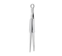 RÖSLE Pince à pâtisserie, pincette de cuisine pour dresser, décorer et garnir avec précision des mets, desserts et tartes, acier inoxydable 18/10, passe au lave-vaisselle, Silber
