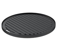 RÖSLE Plaque à barbecue VARIO, plaque à barbecue en fonte de haute qualité pour la viande et les petits aliments, joli marquage, plaque utilisable des deux côtés, 30 cm