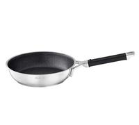 RÖSLE Poêle à Frire SILENCE PRO - Poêle avec Revêtement Anti-adhésif, Manche en Silicone, Acier Inoxydable 18/10 - Convient pour l'Induction, Passe au Lave-Vaisselle, 28 cm