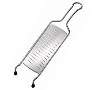 RÖSLE Râpe fine, râpe de qualité supérieure pour le parmesan, les épices, le citron, le chocolat ou le gingembre, avec une poignée en fil métallique et des pieds en silicone, acier inoxydable 18/10