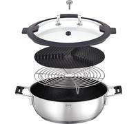 Rösle Sauteuse/cuisinière à vapeur avec couvercle Ø 28cm Silence Pro