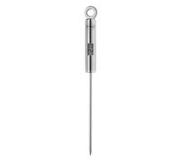 Rösle Thermomètre de cuisson gourmet – numérique éclairé °C/°F, -40 à +200 °C, inox 18/10, 21,5 cm