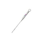 RÖSLE Thermomètre gourmet, thermomètre de cuisson avec affichage de température numérique éclairé en °C et °F, de -40 °C à +200 °C, acier inoxydable 18/10, longueur 21,5 cm