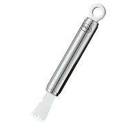 RÖSLE Zesteur - Ustensile de Cuisine en Inox 18/10 - Pour Effiler la Peau des Agrumes en Forme de Ruban - Décorez ou Ajoutez du Goût - Passe au Lave-Vaisselle, 15,5 cm, Argenté