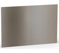 RÖSSLER 164070411 Carte-lettre Paperado, A6hd, 220g/m², à plat, taupe métallisé