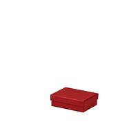 Rössler - Boîte cadeau 96 x 128 x 40 mm Rouge | Boîte cadeau avec couvercle pour petits cadeaux, bijoux, bons d'achat et souvenirs