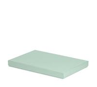 Rössler - Boîte cadeau DIN A4 225 x 325 x 30 mm Menthe | Boîte cadeau avec couvercle pour cadeaux, bons d'achat, documents et rangement