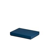 Rössler - Boîte cadeau DIN A5 155 x 215 x 30 mm Bleu marine | Boîte cadeau avec couvercle pour cadeaux, bons d'achat, documents et rangement