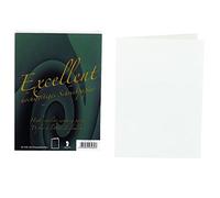 Rössler - Cartes Excellent, 20 cartes pliables A6, blanc