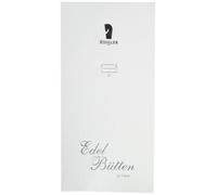 Rössler - Enveloppes Papier vergé Luxe DIN Long, 20 pièces, Blanc
