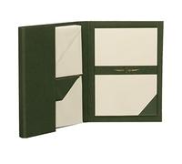 Rössler Papier 1026831008 - Paper Royal - Chemise à papier à lettres DIN A5/C6, 15/15, vert/chamois strié