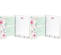 Rössler Papier 11731296000 - Pack de papier à lettres "Blossom", 185 x 250 mm, 10 feuilles & 10 enveloppes (Lot de 2)