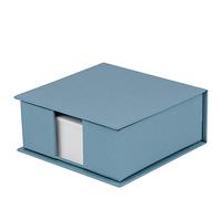 Rössler Papier 1312452150 - S.O.H.O. Boîte à fiches, dimensions : 11 x 11 cm, Denim, 1 pièce