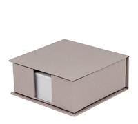 Rössler Papier 1312452490 - S.O.H.O. Boîte à fiches, dimensions : 11 x 11 cm, taupe, 1 pièce