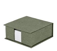 Rössler Papier 1312452670 - S.O.H.O. Boîte à fiches, dimensions : 11 x 11 cm, Special Line Sage, 1 pièce