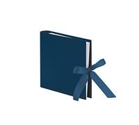 Rössler Papier 13161147906 - Cahier de photos avec noeud S.O.H.O., 230 x 210 mm, 50 pages, Navy, 1 pièce