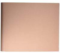Rössler Papier 13161150006 - Cahier de photos avec noeud, 230 x 210 mm, 2 anneaux, 50 pages, rose, 1 pièce