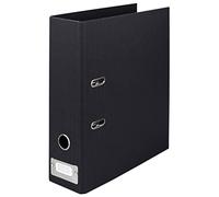 Rössler Papier 1317452708 - S.O.H.O. Classeur DIN A4 avec étiquette à insérer, largeur de dos 80 mm, noir, 1 pièce