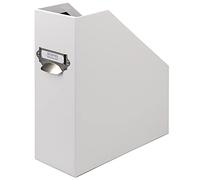Rössler Papier 1318452091 - S.O.H.O. Porte-revues pour DIN A4, avec poignée et étiquette inscriptible, 11,5 x 26 x 31,5 cm, special edition white, 1 pièce
