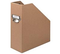 Rössler Papier 1318452621 - S.O.H.O. Porte-revues pour DIN A4, avec poignée et étiquette inscriptible, 11,5 x 26 x 31,5 cm, Kraft, 1 pièce