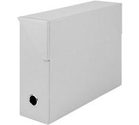 Rössler Papier 1319452173 - S.O.H.O. Boîte d'archives, avec rabat latéral et trou de préhension, Stone, 9,5 x 33,5 x 25,5 cm, 1 pièce