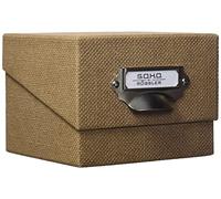 Rössler Papier 1325452600 - S.O.H.O. Rangement de photos- Boîte de collection, avec étiquette inscriptible, Special Line, Hazelnut, 1 pièce