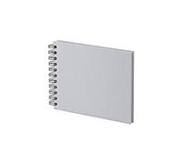 Rössler Papier 1329452171 - S.O.H.O. Album photo Wire-O 195 x 145 mm, 40 pages blanc cassé, Stone, 1 pièce