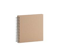Rössler Papier 1329452626 - S.O.H.O. Album photo Wire-O 230 x 230 mm, 60 pages blanc cassé, Kraft, 1 pièce