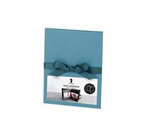 Rössler Papier 13303200150 - Leporello avec pages noires, denim, 150 x 190 mm, livre plié, album photo accordéon, 1 pièce