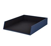 Rössler Papier 1335452900 - S.O.H.O. Corbeille de classement pour DIN A4, empilable, navy, 1 pièce