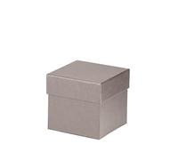 Rössler Papier 13421453491 - Boxline Carton carré, 105 x 105 x 105 mm, Taupe, 1 pièce