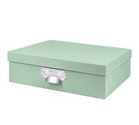 Rössler Papier 1343452650 - S.O.H.O. Boîte de rangement avec poignée et étiquette inscriptible, Menthe, 337 x 105 x 255 mm, 1 pièce