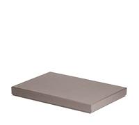 Rössler Papier 13521453490 - Boxline Carton rectangulaire, adapté au format A4, Taupe, 1 pièce