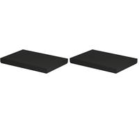 Rössler Papier 13521453700 - Boxline Carton rectangulaire, adapté au format A4, noir, 1 pièce (Lot de 2)