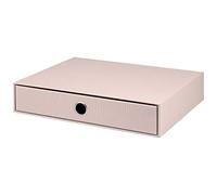 Rössler Papier 1524452580 - S.O.H.O. Boîte à tiroirs pour DIN A4, avec trou de poignée, Powder, 343 x 250 x 65 mm, 1 pièce