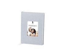 Rössler Papier 18863200171 - Carnet de notes photo, Stone, dotted, DIN A5, 192 pages blanc cassé, relié, 1 pièce