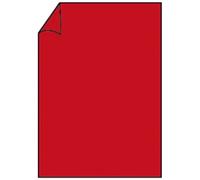 Rössler Papier 220701526 Coloretti Papier à en-tête - A4, 80g, 10 flles, poppy