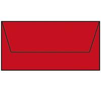 Rössler Papier 220702526 Coloretti Enveloppes DL 5 pièces coquelicot