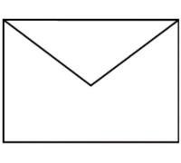 Rössler Papier 220705509 Coloretti Enveloppes - C6, 5 pièces, blanc