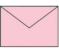 Rössler Papier 220705523 Coloretti Enveloppes - C6, 5 pièces, rose