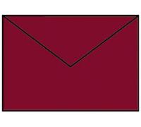 Rössler Papier 220705572 Coloretti Enveloppes C6 5 pièces rosso