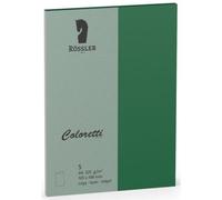 Rössler Papier 220706571 Coloretti Carte double - A6 vertical, 5 pièces, forest