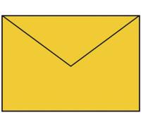 Rössler Papier 220711543 Coloretti Enveloppes - C5, 5 pièces, jaune d'or