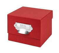 Roessler S.O.H.O. Boîte de rangement pour photos / cartes A6 Rouge (Import Allemagne)