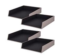 Rössler - S.O.H.O. Corbeille A4, Lot de 4, Taupe