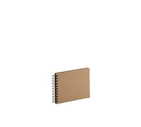 Rössler Papier 1329452620 - S.O.H.O. Album photo Wire-O 195 x 145 mm, 40 pages noires, Kraft, 1 pièce