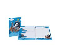 Rössler Papier 11701163000 - Pack de papier à lettres "Pirates", 165 x 235 & 90 x 177 mm, 10 feuilles & 10 enveloppes