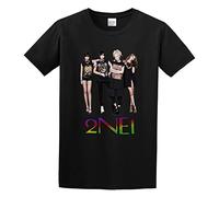 ROESXANP Men's 2015 Most Influential People 2Ne1 Cotton T Shirt Black L